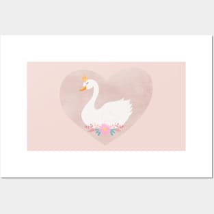 Sweet swan Posters and Art